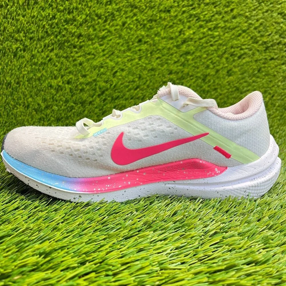 Nike Air Winflo 10 Womens Size 7 White Pink Gray Athletic Running Shoes Sneakers_3